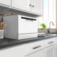 homeLabs Compact Countertop Dishwasher – Energy Star Portable