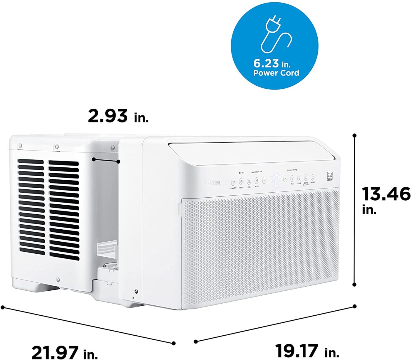 Best Quiet Energy Efficient Ushaped Inverter Window Air Conditioner