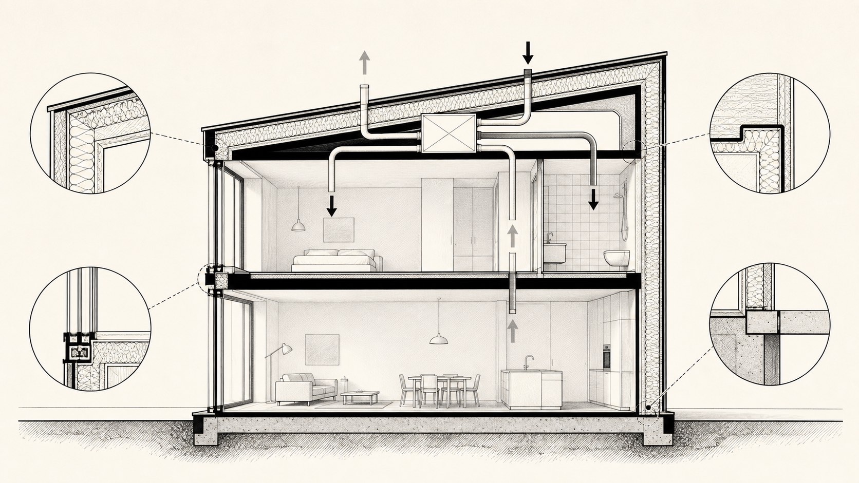 Passive house design principles